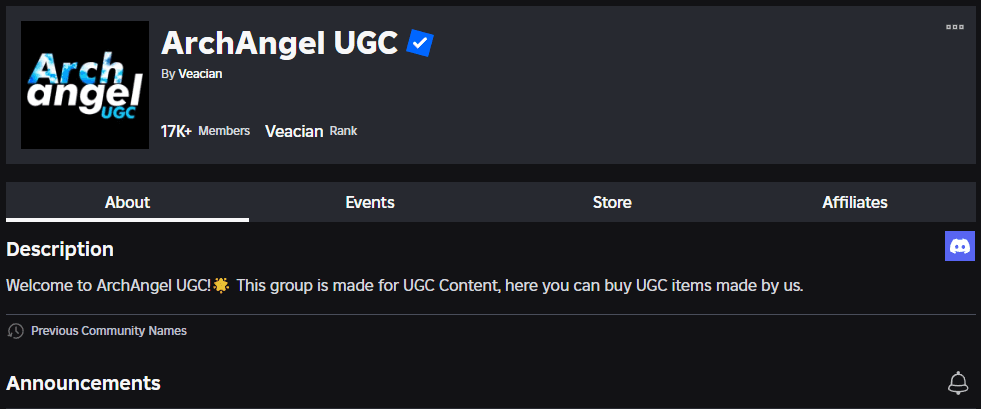 ArchAngel UGC Showcase 1